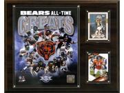 C and I Collectables 1215BEARSGR12 x 15 NFL Chicago Bears All Time Great Photo
