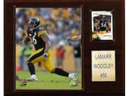 C and I Collectables 1215LWOOD NFL LaMarr Woodley Pittsburgh Steelers Player Pla