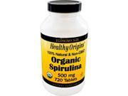 Healthy Orgins Organic and Kosher Spirulina Tablets 500 mg 720 Count