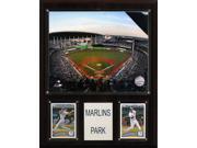 C and I Collectables 1215MARLINSP MLB Marlins Park Stadium Plaque