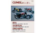 Clymer M330 Manual Vintage British Street Bikes