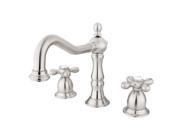 Kingston Brass KS1978AX Two Handle 8 to 14 Widespread Lavatory Faucet with Bra