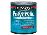 Minwax 25555 1 2 Pint Gloss Polycrylic Protective Finishes