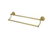 Kingston Brass BA481318PB Metropolitan 18 Dual Towel Bar Polished Brass