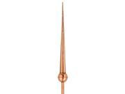 Good Directions 707 28 inch Gawain Polished Copper Finial