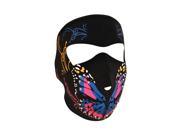 Zanheadgear WNFM041B Full Mask Neoprene Highway Honey Butterfly with Rhinestones