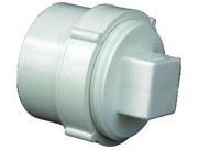Genova Products 71640 4 inch Sch. 40 PVC DWV Clean Out Fitting With Threaded Plu