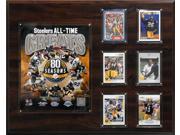 C and I Collectables 1620STEELERSGR NFL Pittsburgh Steelers 16 x 20 All time Gre