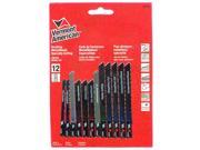 Vermont American 12 Piece Assorted U Shank Jig Saw Blade Set 30036