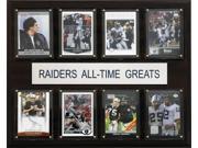 C and I Collectables 1215ATGRAID NFL Oakland Raiders All Time Greats Plaque