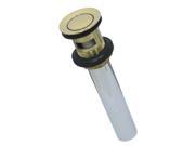 Kingston Brass KB8102 Brass Push Up Drain Polished Brass