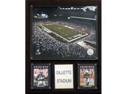 C and I Collectables 1215GILLST NFL Gillette Stadium Plaque