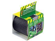 Incom Manufacturing RE3952 4 In. X 15 Ft. Black Gator Grip Anti Slip Safety Tape