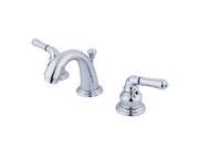 Kingston Brass KB911 Two Handle 4 to 8 Mini Widespread Lavatory Faucet with Re