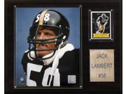 C and I Collectables 1215LAMBERT NFL Jack Lambert Pittsburgh Steelers Player Pla