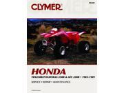 Clymer M348 1985 1989 Honda TRX250R Service Manual Honda
