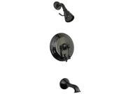 Kingston Brass NB36300AL Water Onyx Pressure Balanced Tub Shower Faucet with M