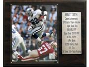 C and I Collectables 1215EMSMITHST NFL Emmitt Smith Dallas Cowboys Career Stat P