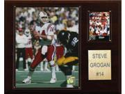 C and I Collectables 1215GROGAN NFL Steve Grogan New England Patriots Player Pla