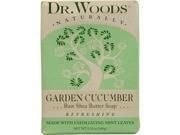 Dr. Woods 1077825 Bar Soap Garden Cucumber 5.25 Oz