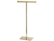 Kingston Brass CC8102 Claremont Freestanding Toilet Paper Stand Polished Brass
