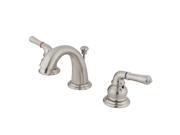 Kingston Brass KB918 Two Handle 4 to 8 Mini Widespread Lavatory Faucet with Re