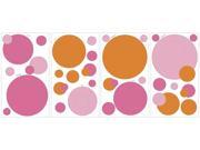 RoomMates RMK1095SCS Wall pockets Pink Peel and Stick Wall Decals