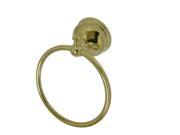 NAPLES TOWEL RING Polished Brass