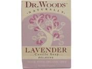 Dr. Woods 1076744 Castile Bar Soap Lavender 5.25 Oz