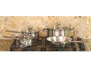 Cookpro 503 Steel Cookware Set 7Pc Encapsulated Base