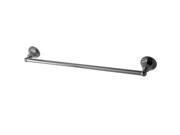 Kingston Brass BA4811BK Water Onyx 24 inch Towel Bar Black Nickel