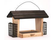 Natures Way Bird Prdts CWF19 Hopper Feeder With Suet Cages