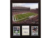 C and I Collectables 1215INVF NFL Invesco Field Stadium Plaque