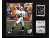 C and I Collectables 1215AIKMAN NFL Troy Aikman Dallas Cowboys Player Plaque