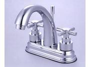 Kingston Brass KS8611EX Elinvar Two Handle 4 Centerset Lavatory Faucet with Bra