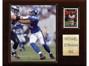 C and I Collectables 1215STRAHAN NFL 12 X 15 Michael Strahan New York Giants Pla