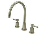 Kingston Brass KS8728DLLS Concord Double Handle Widespread Kitchen Faucet
