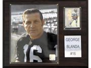 C and I Collectables 1215BLANDA NFL George Blanda Oakland Raiders Player Plaque