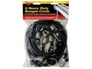 Keeper 06356 6 Piece Heavy Duty Bungee Cord Multi Pack