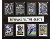 C and I Collectables 1215ATGSEAH NFL Seattle Seahawks All Time Greats Plaque