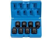 Grey Pneumatic 1308P 1 2in Drive 8 pc Pipe Plug Socket Set