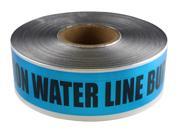 SWANSON DETB31005 3in X 1000ft 5MIL Detectable Tape Caution Buried Water Line Be