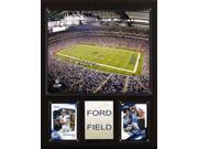 C and I Collectables 1215FORDF NFL Ford Field Stadium Plaque