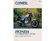 Clymer M335 1978 1983 Honda Cx and GL500 650 Twins Manual Hon Cx and GL500 650 T