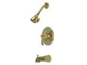 Kingston Brass KB8632FL Tub and Shower Faucet Polished Brass