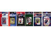 C and I Collectables BILLS611TS NFL Buffalo Bills 6 Different Licensed Trading C