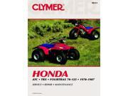 Clymer M311 1970 1987 Honda TRX125 Service Manual Honda