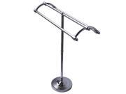 Kingston Brass SCC2271 Pedestal Round Plate Towel Rack Polished Chrome