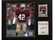 C and I Collectables 1215RLOTT NFL Ronnie Lott San Francisco 49ers Player Plaque