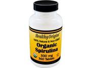 Healthy Orgins Organic and Kosher Spirulina Tablets 500 mg 360 Count